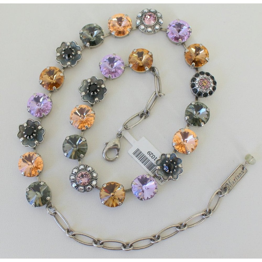 Mariana Discover Large Floral Crystal Necklace